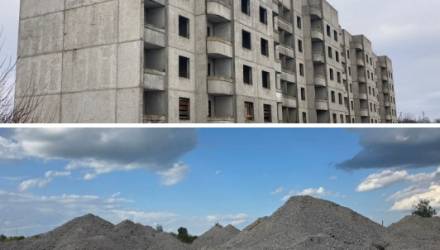 Фотофакт. В Речицком районе снесли пятиэтажку