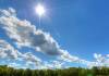 Тёплый вторник в Гомеле: до +22°C, почти без дождя и без резких перемен