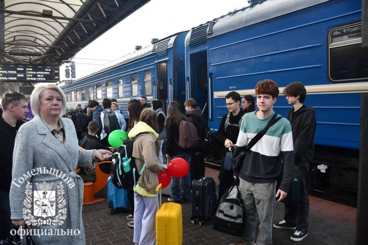 Гомель принимает школьников из Ульяновской области