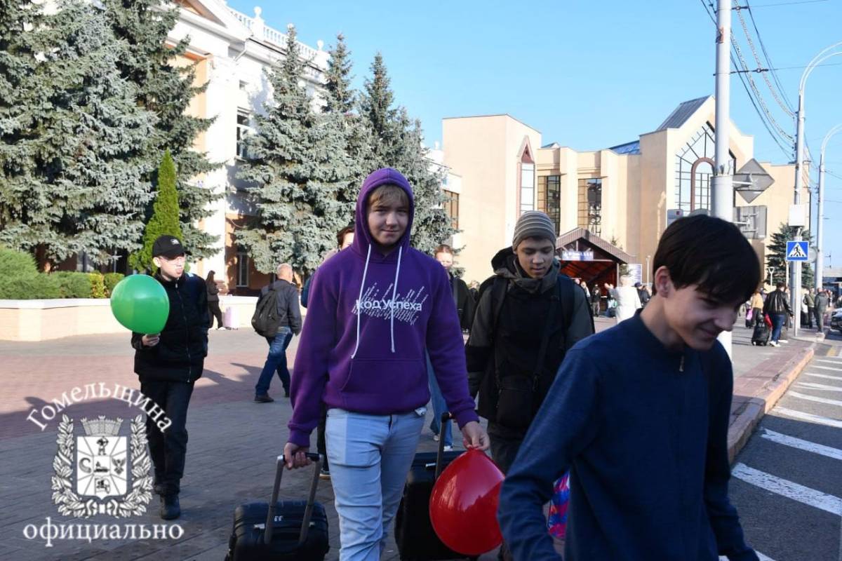 Гомель принимает школьников из Ульяновской области