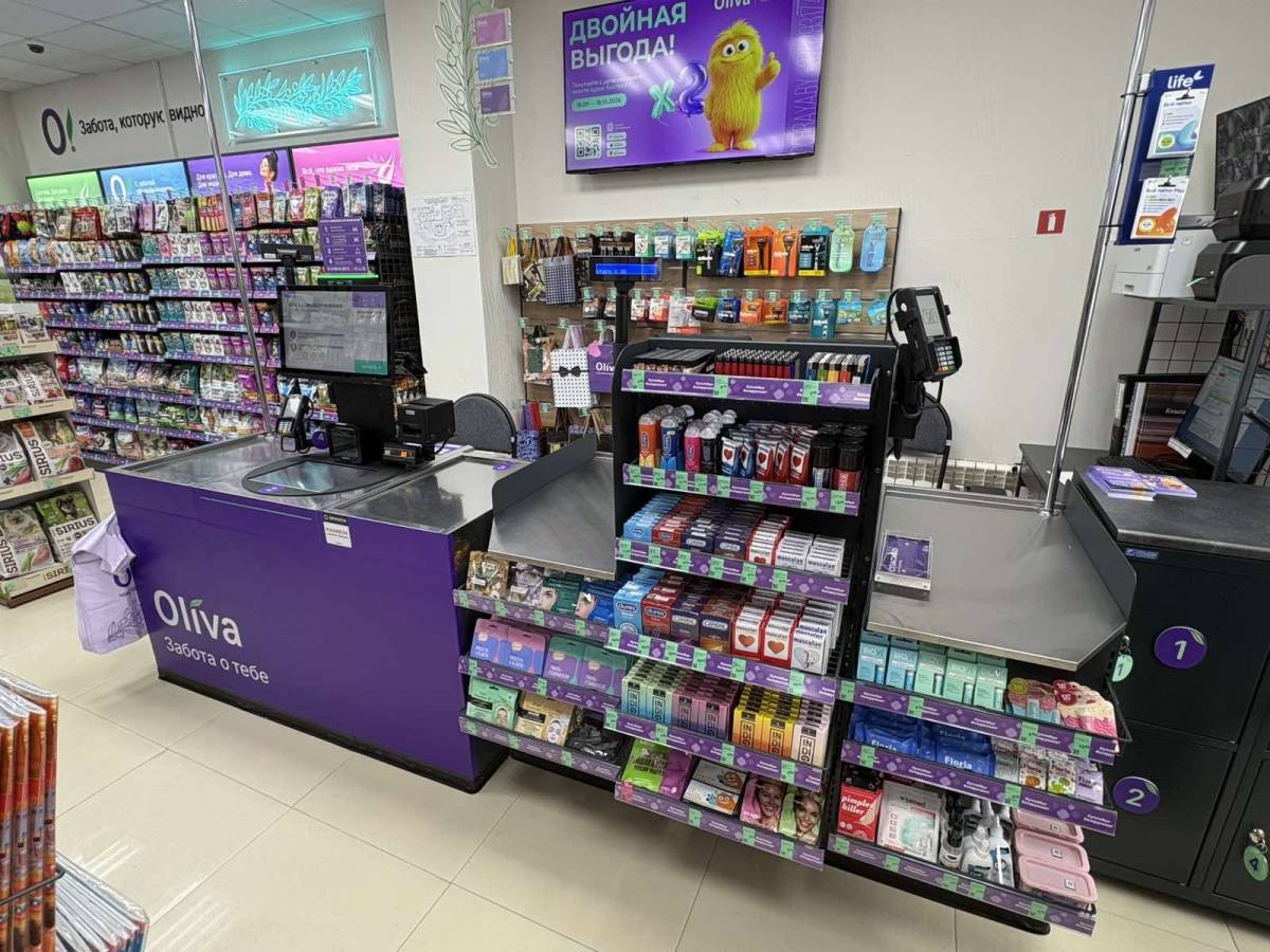 Первый магазин Oliva работает с с 09.00 до 22.00 в Гомеле на улице Бородина, 2.