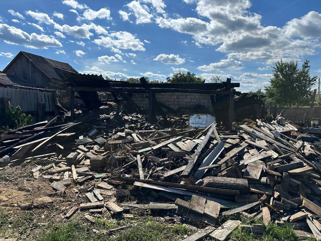 В Гомельской области из-за детской шалости сгорело 16 построек