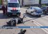 Разворот не туда. В Гомеле в ДТП с Toyota пострадала мотоциклистка