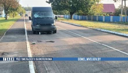 В Ельске водитель электровелосипеда погиб в ДТП с микроавтобусом