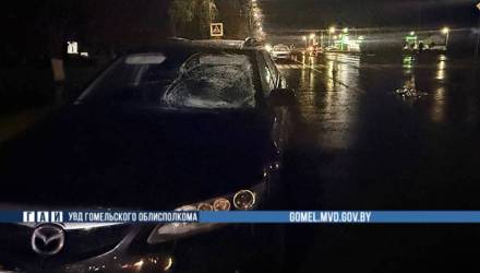 В Калинковичах водитель Mazda сбил на «зебре» пешехода
