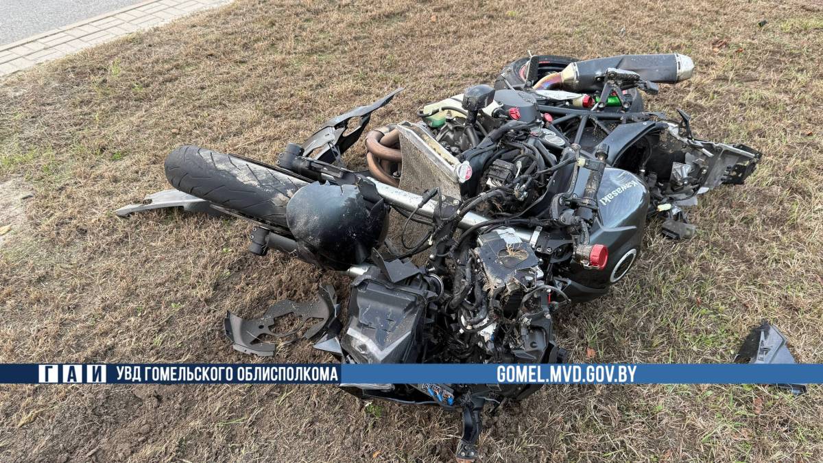 В Гомеле столкнулись два мотоцикла