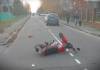 В Рогачеве 16-летний мотоциклист не пропустил автомобиль
