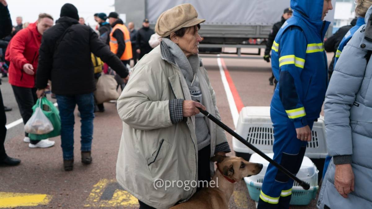 В гомельском аэропорту приземлились три самолета с эвакуированными жителями Алешек