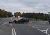 В Житковичах столкнулись автомобиль и мотоцикл
