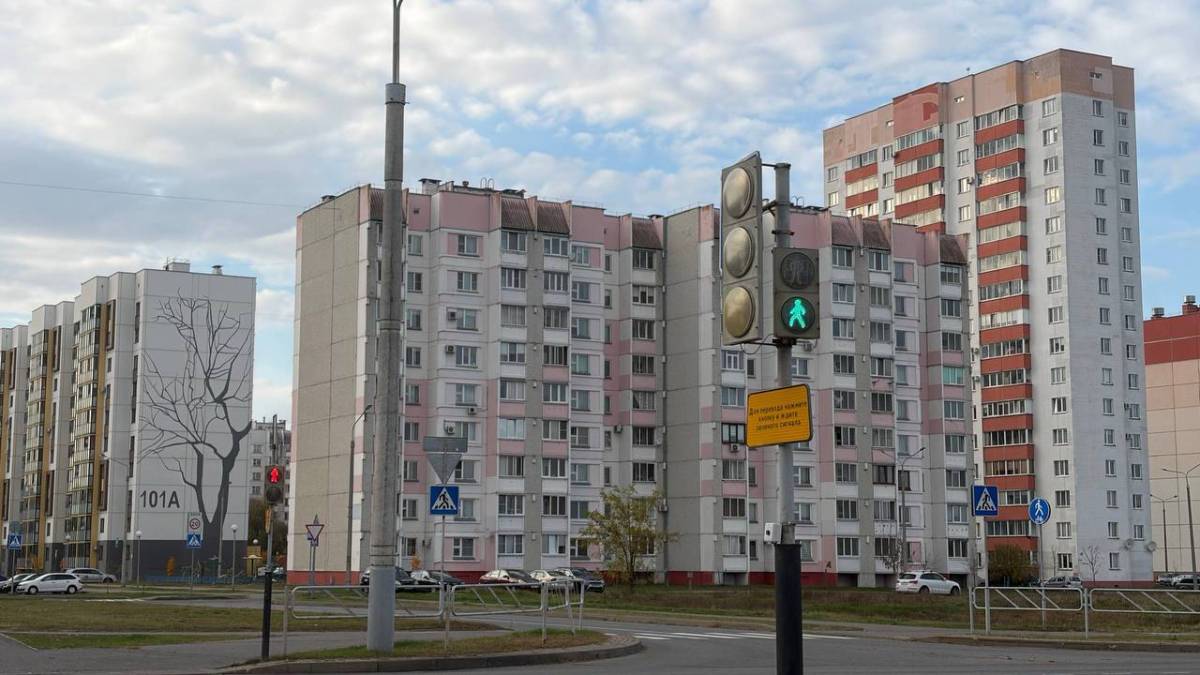 В Гомеле на Восточном обходе на светофорах добавили кнопки для пешеходов