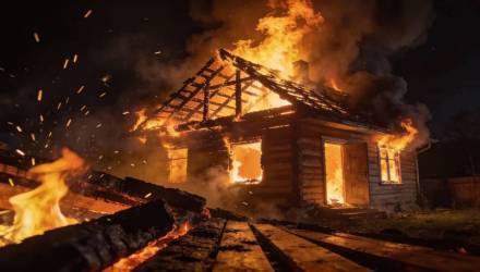 В Светлогорском районе при пожаре погиб дачник