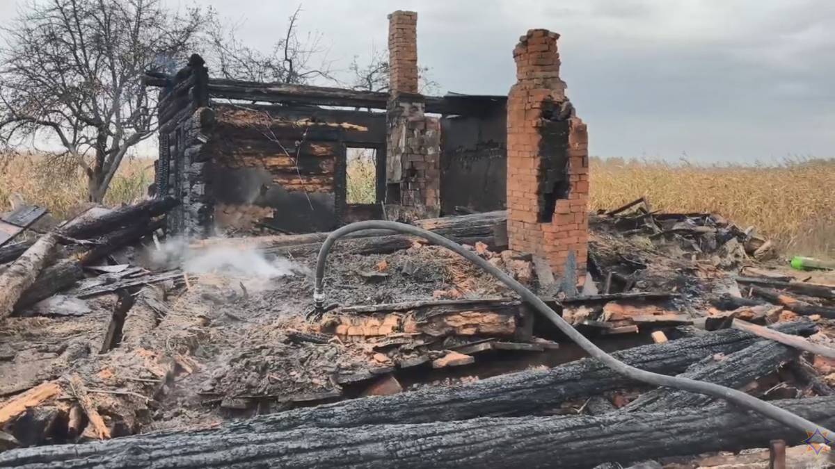 В Буда-Кошелевском районе при пожаре погиб пенсионер